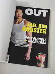 JOEL KIM BOOSTER on OUT Magazine CYNDI LAUPER on ADVOCATE August 2024 GAY