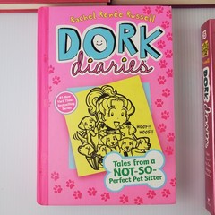 Lot of 7 Dork Diaries by Rachel Renee Russell Hardcover 1 2 4 9 10 13 15