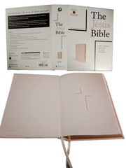 The Jesus Bible Pink with Gold In Box Louie Giglio Leather soft over board