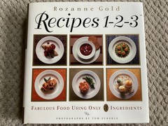 *Signed* A New World of Taste: Recipes 1-2-3 by Rozanne Gold (1996, HCDJ + Slip)