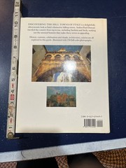 Discovering The Hill Towns of Italy -Paul Duncan 1990 HCDJ 1st Ed w. Color Pics