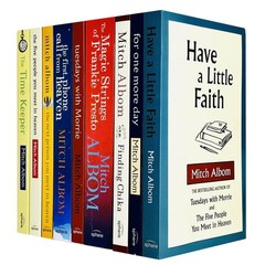 Mitch Albom Collection 9 Books Set Have A Little Faith,For One More Day,Finding