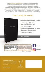 KJV Holy Bible: Black Leather-Look, Red Letter, Comfort Print Edition