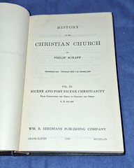 History of the Christian Church Vol 1 2 3 7 Schaff – Hardcover Lot Eerdmans 1950