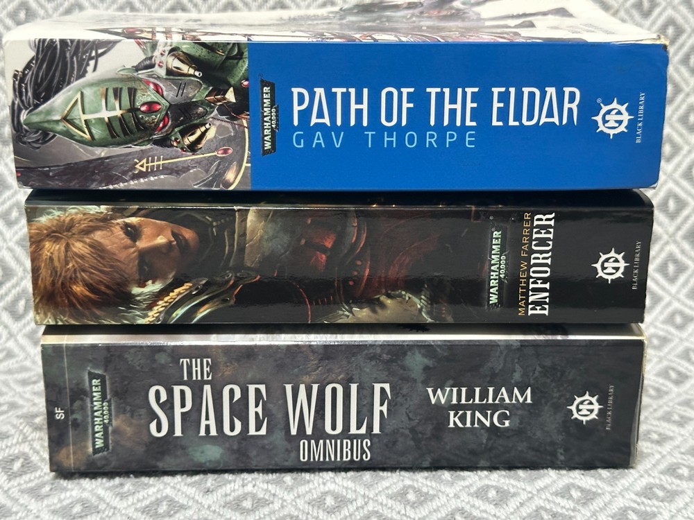 Warhammer 40k 3 Book Collection. See photos for Titles.