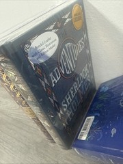 Set of 5 Bonded Leather Children Boys Hardcover Books Arthur Holmes Greek etc
