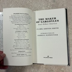The Maker Of Gargoyles And Other Stories HB 2004 Clark Ashton Smith Horror Fanta