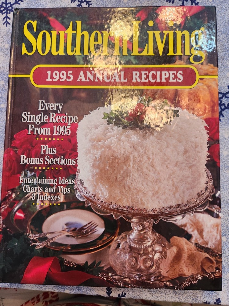 Southern Living 1995 Annual Recipes Cookbook Every Recipe from 1995 368 Pages
