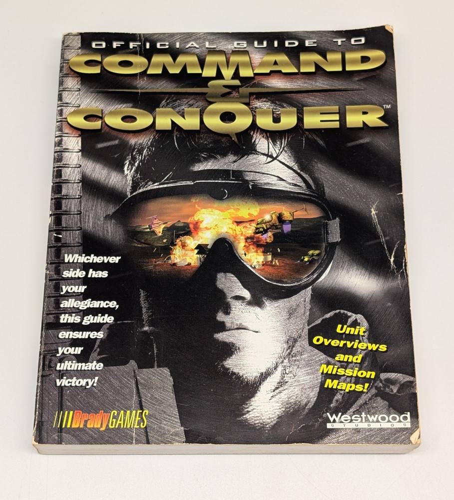 Brady Games Official Guide To Command & Conquer Strategy Guide 1995 SEE DESC