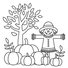 Fall Vibes Coloring Book