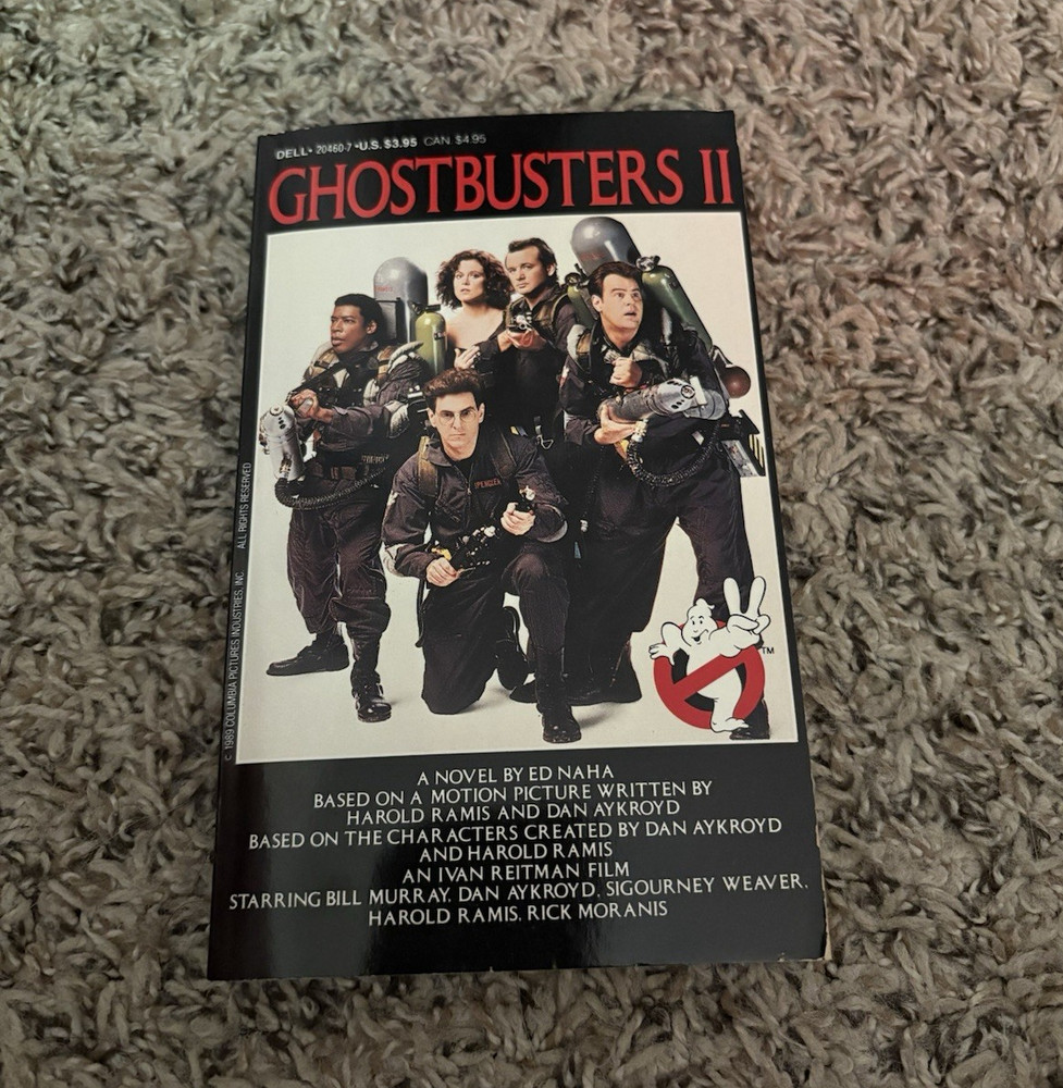 Ed Naha Ghostbusters II Paperback Novelization (Dell) Film/TV Adaptation
