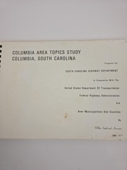 Columbia Area Topics Study Columbia, South Carolina 1972 Rare