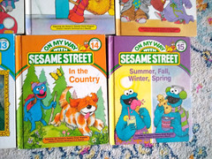 On My Way With Sesame Street Books Set of 11 CTW Big Bird Grover Ernie Bert