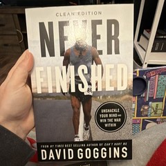 David Goggins Never Finished Unshackle Your Mind Clean Ed 2022 TP Lioncrest