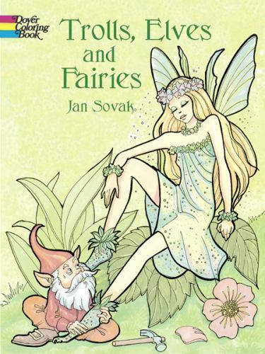 Trolls, Elves and Fairies Coloring Book by Sovak, Jan