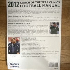 Coaches Choice 2012 Coach of the Year Clinics Football Manual Earl Browning PB