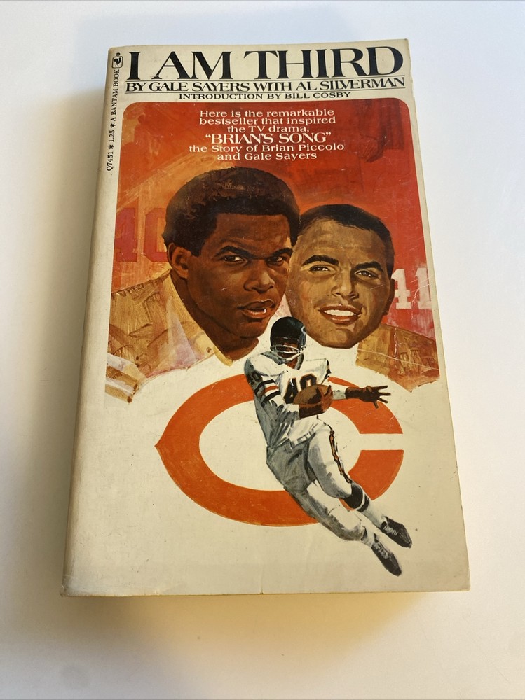 I Am Third by Gale Sayers with Al Silverman 1972 Mass Paperback aba
