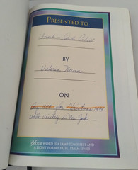 The Living Insights Study Bible NIV Zondervan Bonded Leather 1996 Swindoll Navy