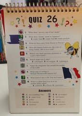 Action Quiz Pad 8-10 Years Spiral Bound 400 Questions 7 Categories Illustrated