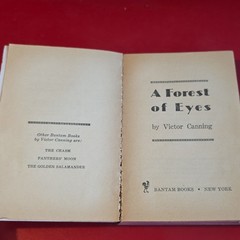 A Forest of Eyes Victor Canning 1951 Bantam Book Vintage Paperback Cold War Mys