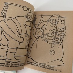Lot of 3 Vintage Santa Christmas Coloring Books – Rand McNally – Unused