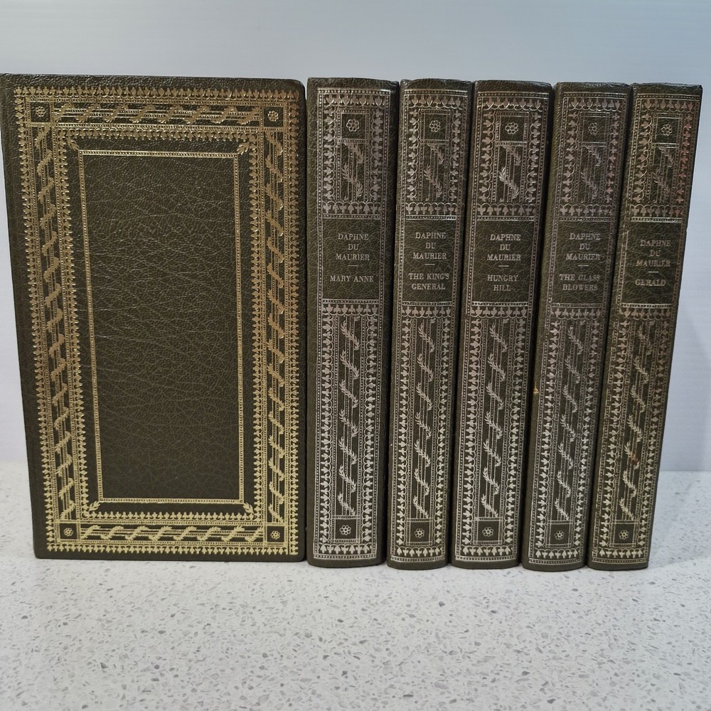 Daphne Du Maurier x6 Novel Collectable Hardcover Heron Vintage Embossed Gold Lot