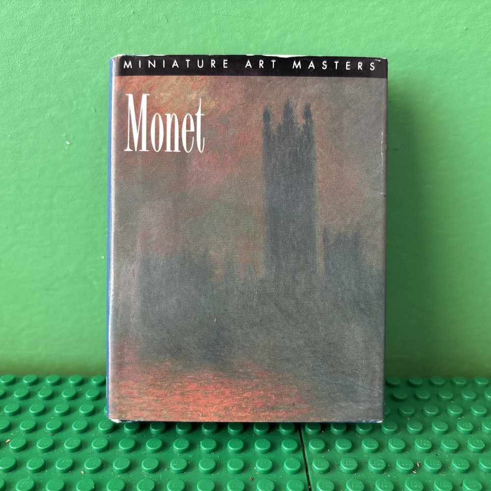 MINIATURE ART MASTERS ART BOOK OF MONET 1993 GERHARD GRUITROOY