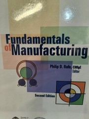 Fundamentals of Manufacturing 2nd Edition by Philip D. Rufe (Editor) NEW SEALED