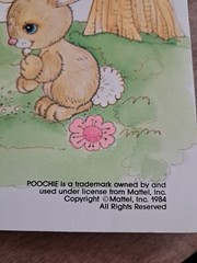 Vintage Golden Mattel 1984 Poochie Coloring Book 32 Double Sided Pages