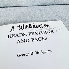 Heads, Features and Faces Bridgman 1974 Dover Edition Art Drawing Anatomy
