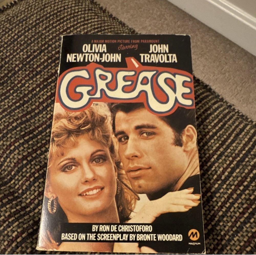 Grease Paperback Film/TV Adaptation by Ron De Christoforo & Bronte Woodard