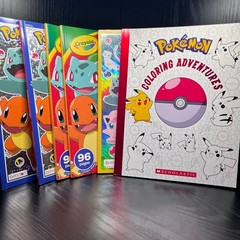 Pokémon Coloring Book Bundle Set of 6 – Crayola, Bendon, Scholastic