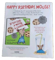 If You Give a Cat a Cupcake by Laura Numeroff Children’s Book Paperback