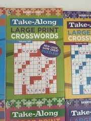 Lot 8 Kappa Take Along Large Print Crossword Books Braintainment NEW Free Ship