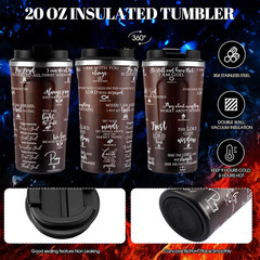 3 Pcs Christian Gifts for Men God Father Appreciation Gifts Bible Faith 20Oz Sta