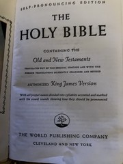 Holy Bible King James Translation Leather Cover Good Zipper Mid 50’s Small World