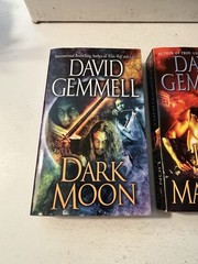 David Gemmell 3 PB Lot Del Rey 1990s LION OF MACEDON LEGEND DARK MOON Very Gd