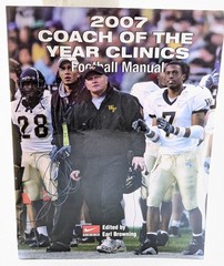 2007 Coach of the Year Clinics Football Manual Coaching Book