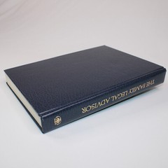 The Family Legal Advisor Hardcover Book Informative Law And Government VG Copy