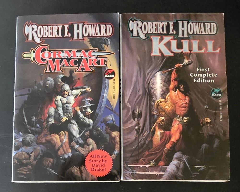 Cormac Mac Art & Kull – Robert E. Howard Library Vols I & II – Baen