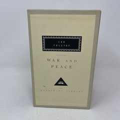 WAR AND PEACE 3 volume HC set w/ Slipcase Leo Tolstoy Everyman’s Library