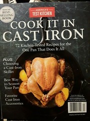AMERICA’S TEST KITCHEN MAGAZINE | COOK IT IN CAST IRON | 72 RECIPES | 144 PAGES