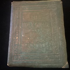 4 Antique Little Leather Library Miniature Books – Green Covers – Early 1900s