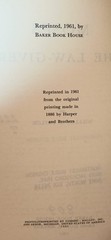 Moses the Law-Giver William M. Taylor Baker Book House 1961 Reprint Biblical Stu