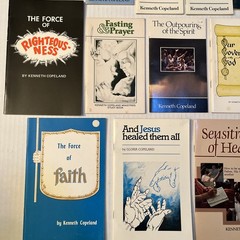 Lot of 13 Kenneth Copeland Books – The Force Of Faith And Righteousness Etc