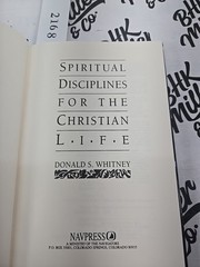 Spiritual Disciplines for the Christian Life – paperback Donald S. Whitney