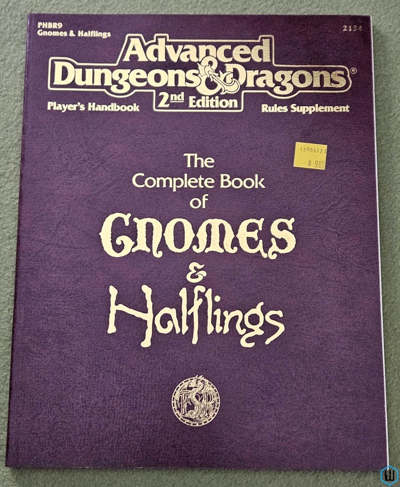 Complete Book of Gnomes & Halflings (Advanced Dungeons Dragons PHBR9) TSR 2134