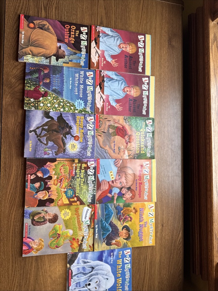~~~A to Z mysteries Book Lot of 11 By Ron Roy~~~