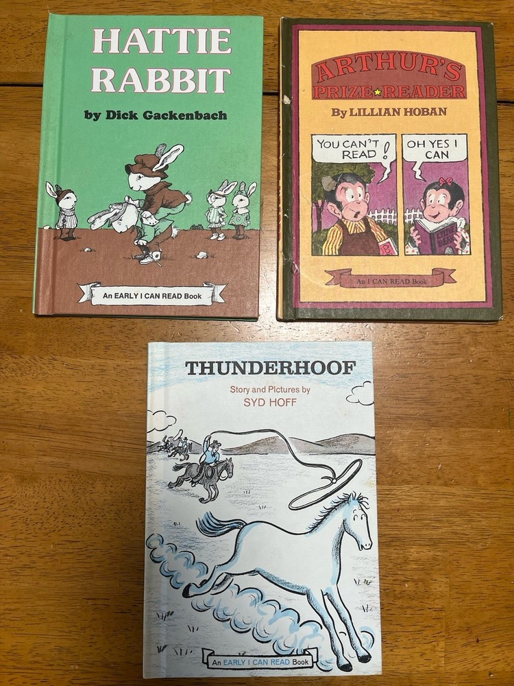 AN I CAN READ BOOK/SCIENCE MIXED LOT 6 HC VINTAGE READERS 1970-80’s Harper & Row