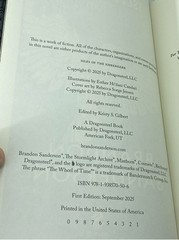 Isles of the Emberdark Brandon Sanderson Dragonsteel Ed. 1/1 w/ Bonus Swag